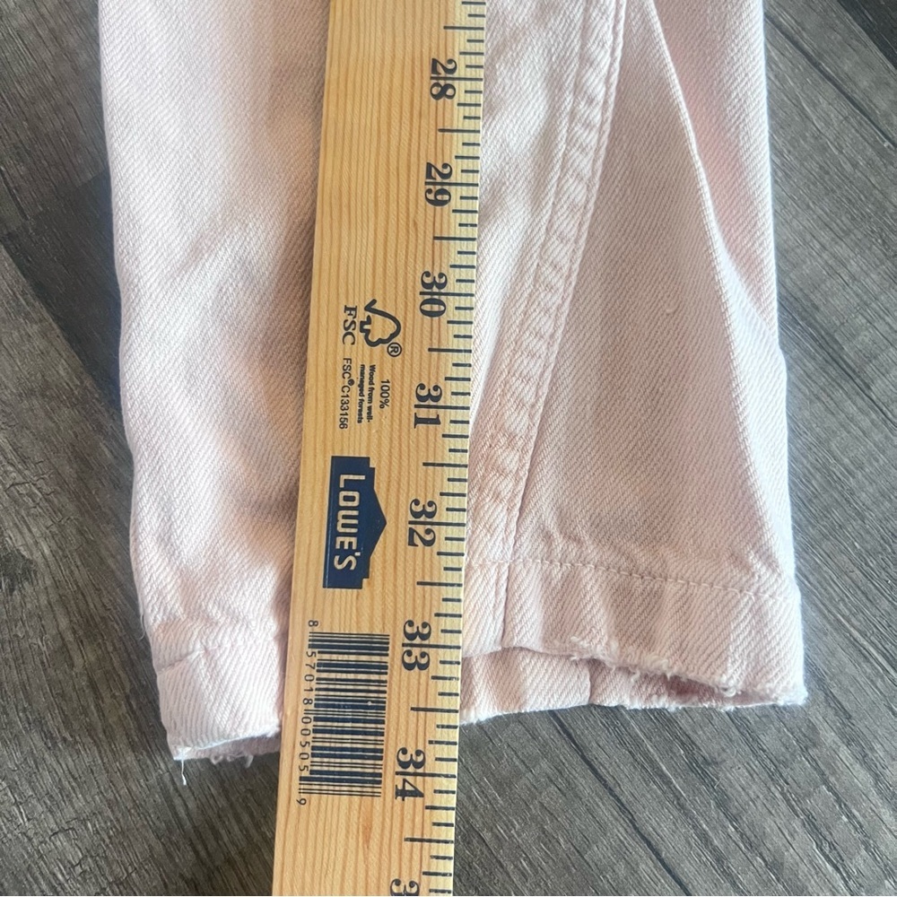 AMO Slouchβ Trouser Pale Pink Size 25 - Picture 5 of 12